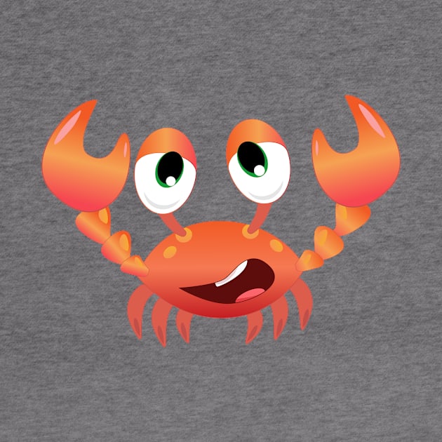 Funny Crab T-Shirt by OneGuy